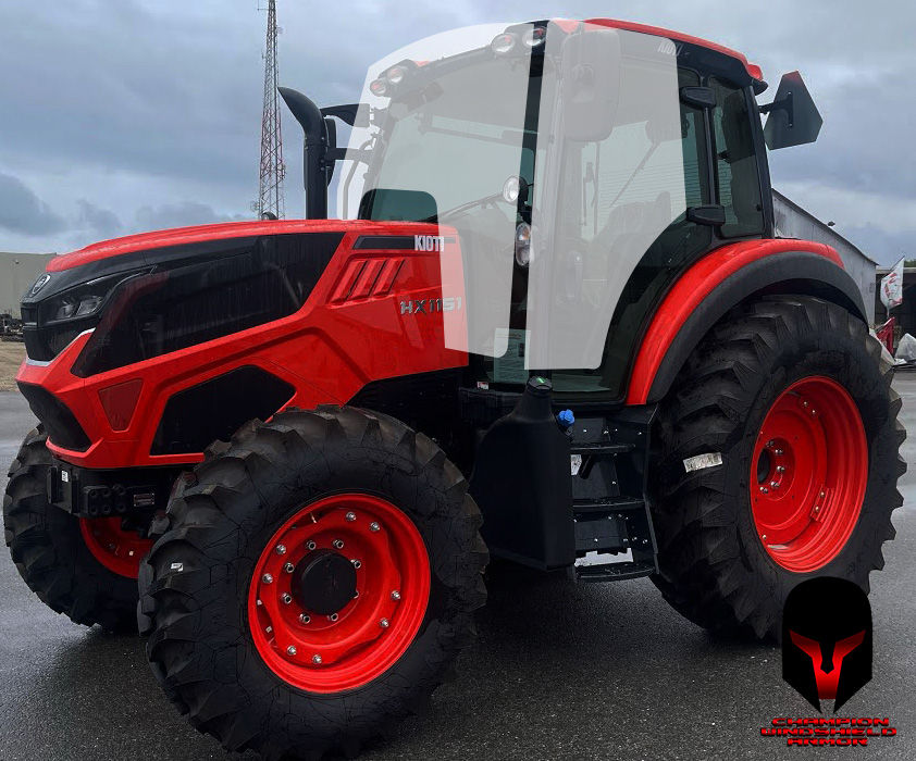 DIY PRECUT TINT - CHAMPION WINDSHIELD ARMOR FOR KIOTI HX TRACTOR