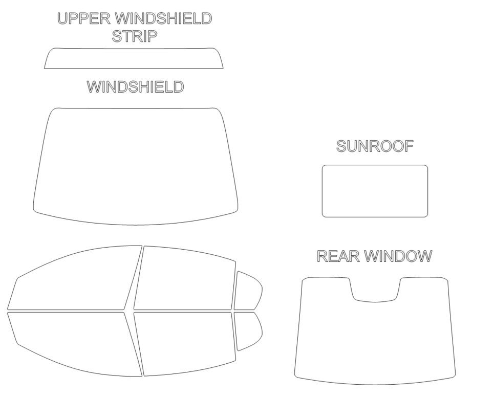 Thumbnail: DIY PRECUT CERAMIC TINT KIT - PONTIAC G8 4 DOOR 2008-2009