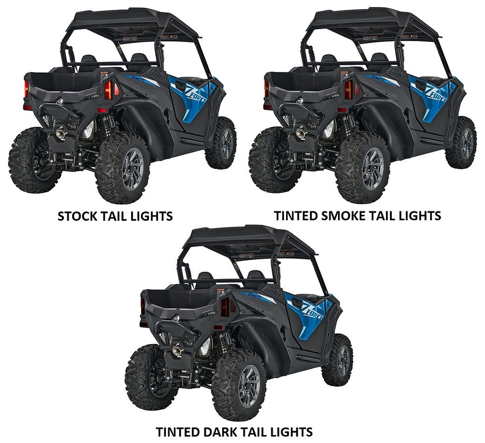 Thumbnail: DIY HEADLIGHT TAIL LIGHT TINT - CFMOTO ZFORCE TRAIL 800 950