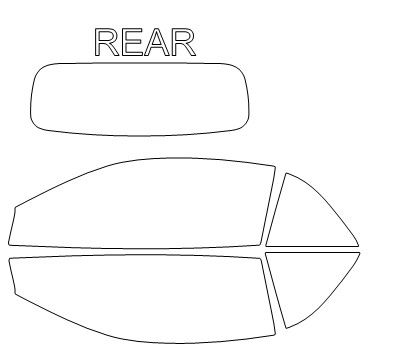 Thumbnail: DIY PRECUT CERAMIC TINT KIT - JAGUAR XK 2 DOOR CONVERTIBLE 2007-2015