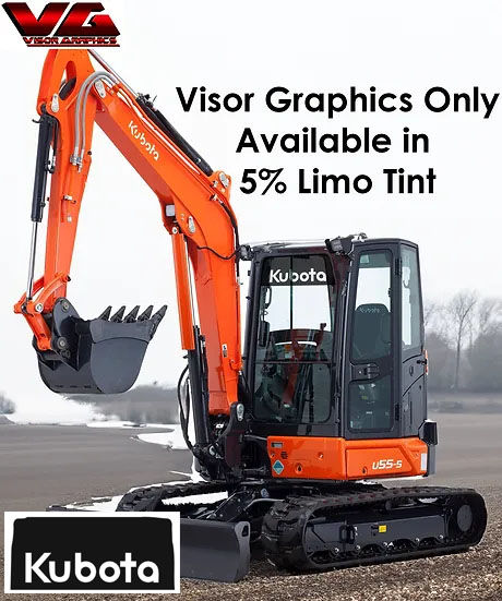 Thumbnail: DIY PRECUT TINT FOR GLASS WINDOWS - KUBOTA MINI EXCAVATOR U55 AND U55-4