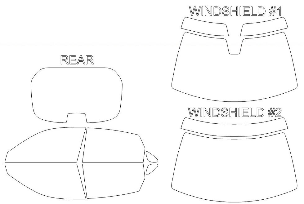 Thumbnail: DIY PRECUT CERAMIC TINT KIT - HONDA CIVIC 4 DOOR HATCHBACK 2022-2026