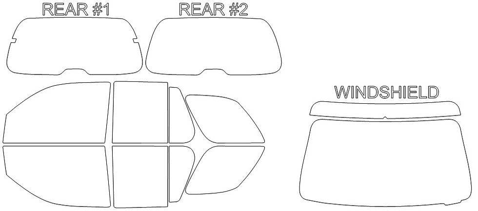 Thumbnail: DIY PRECUT CERAMIC TINT KIT - BUICK RAINIER 4 DOOR SUV 2004-2007