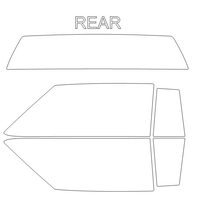 Thumbnail: DIY PRECUT CERAMIC TINT KIT - CADILLAC DEVILLE 2 DOOR COUPE 1980-1984