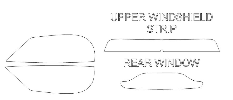 Thumbnail: DIY PRECUT CERAMIC TINT KIT - SATURN SKY 2 DOOR CONVERTIBLE 2007-2009
