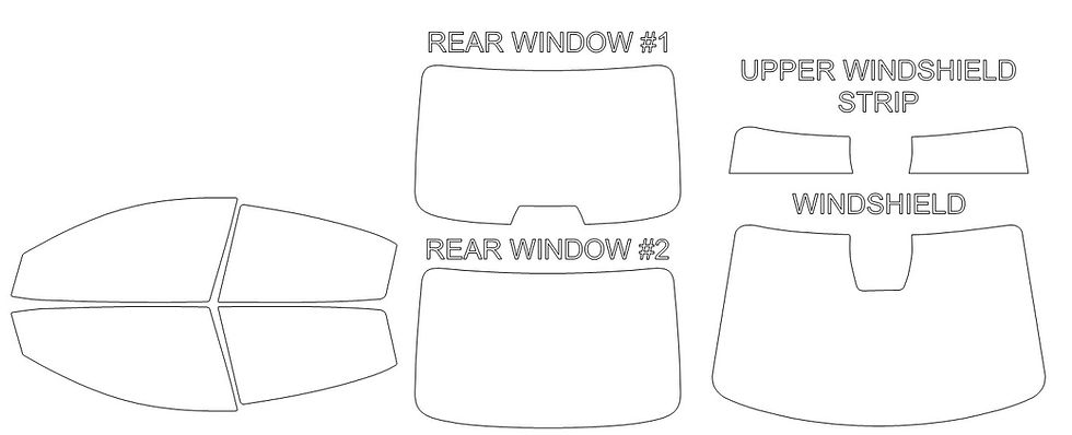 Thumbnail: DIY PRECUT CERAMIC TINT KIT - SCION IA 4 DOOR SEDAN 2016-2017