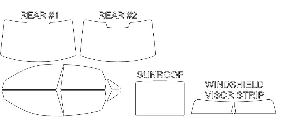Thumbnail: DIY PRECUT CERAMIC TINT KIT - AUDI RS3 4 DOOR SEDAN 2018-2020