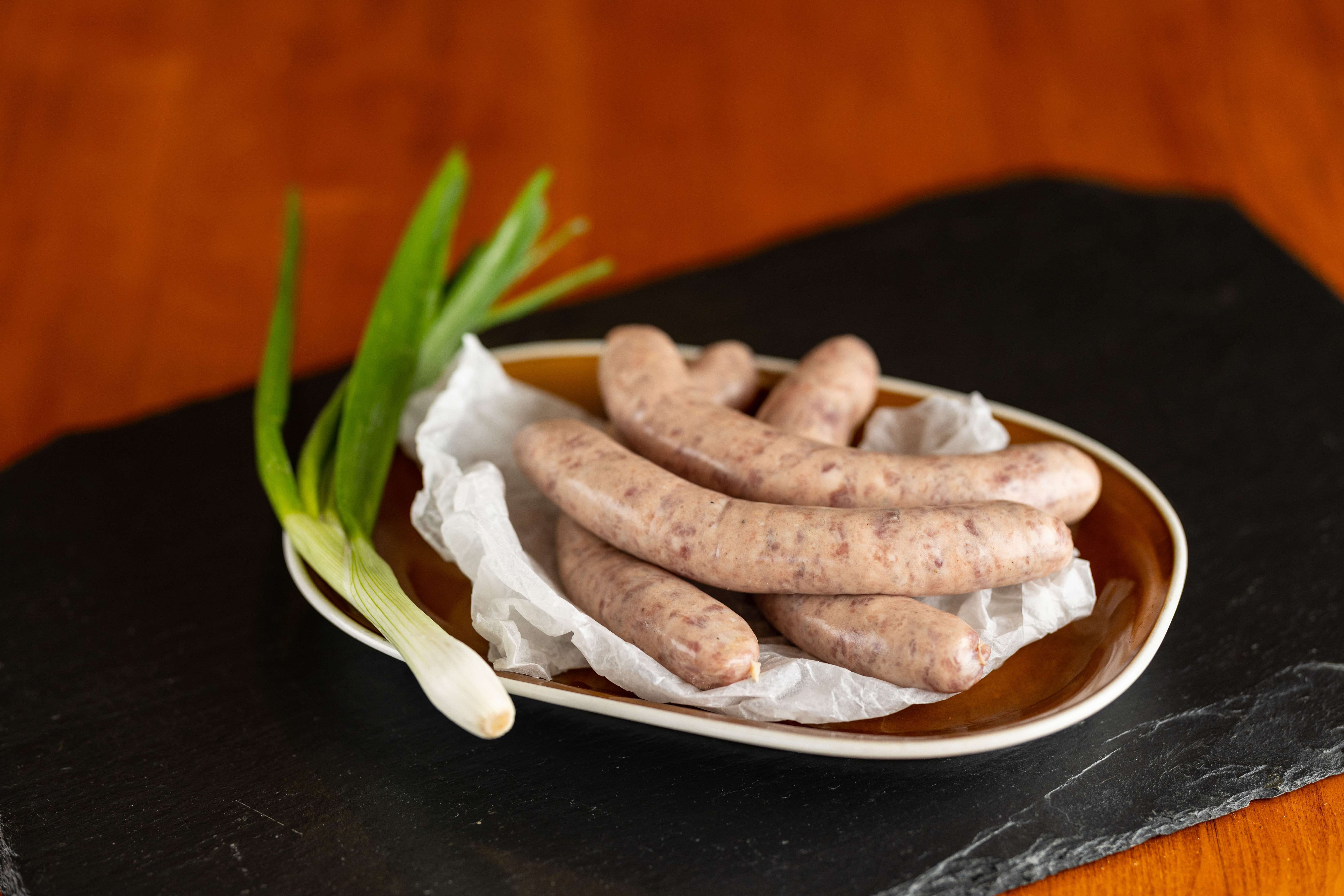 Bärlauch Schweinsbratwurst (1 Paar)
