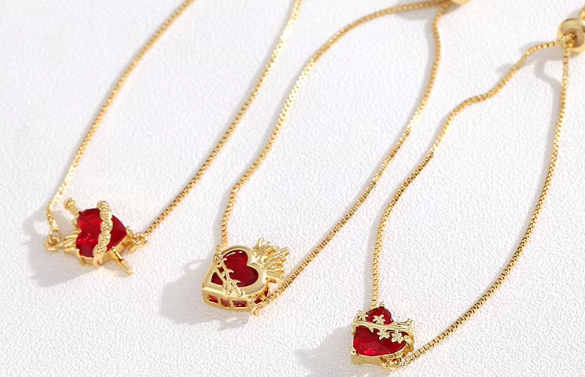 Miniatura: Pulseras Sagrado Corazón de Jesús