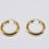 Thumbnail: Gold Hoop Earrings