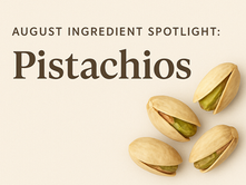 Pistachio newsletter banner