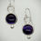 Thumbnail: Sterling and Amethyst Bauble Earrings