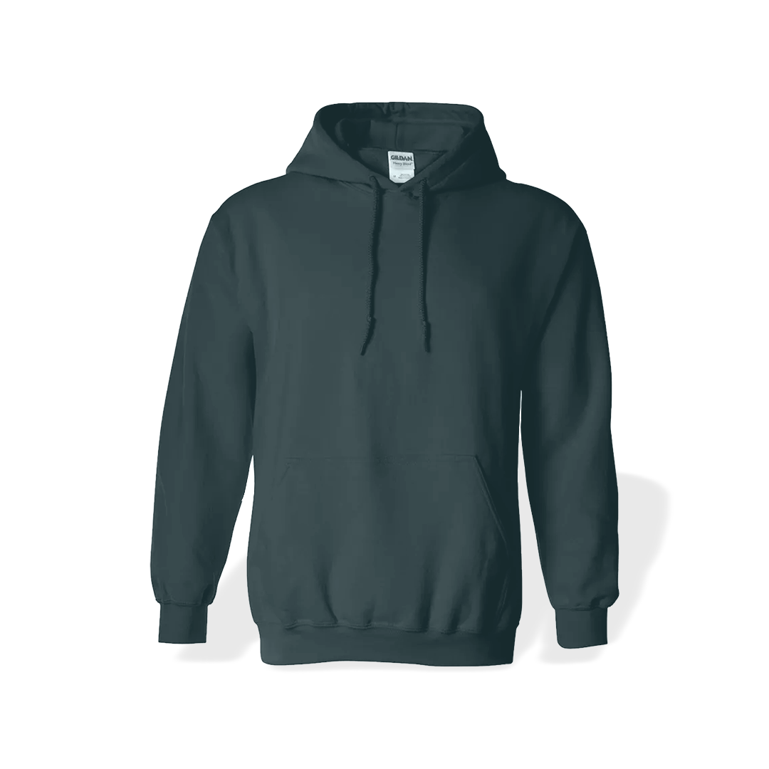 SUDADERA GILDAN 18500 GRIS OSCURO