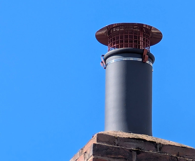 Stainless Steel Birdguard on a Chimney.png
