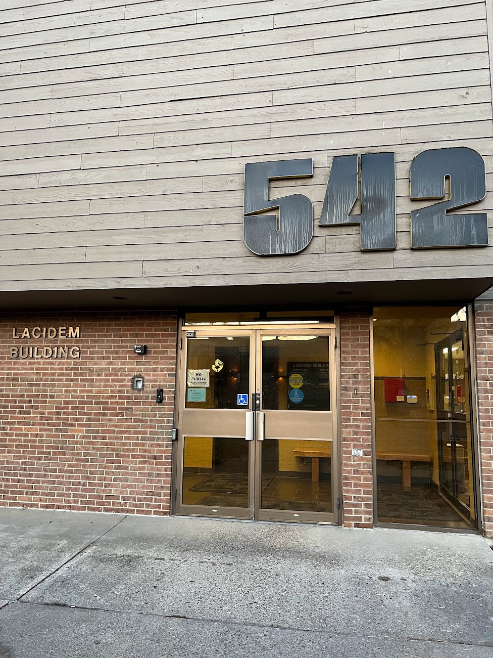 Picture of the front of the building.