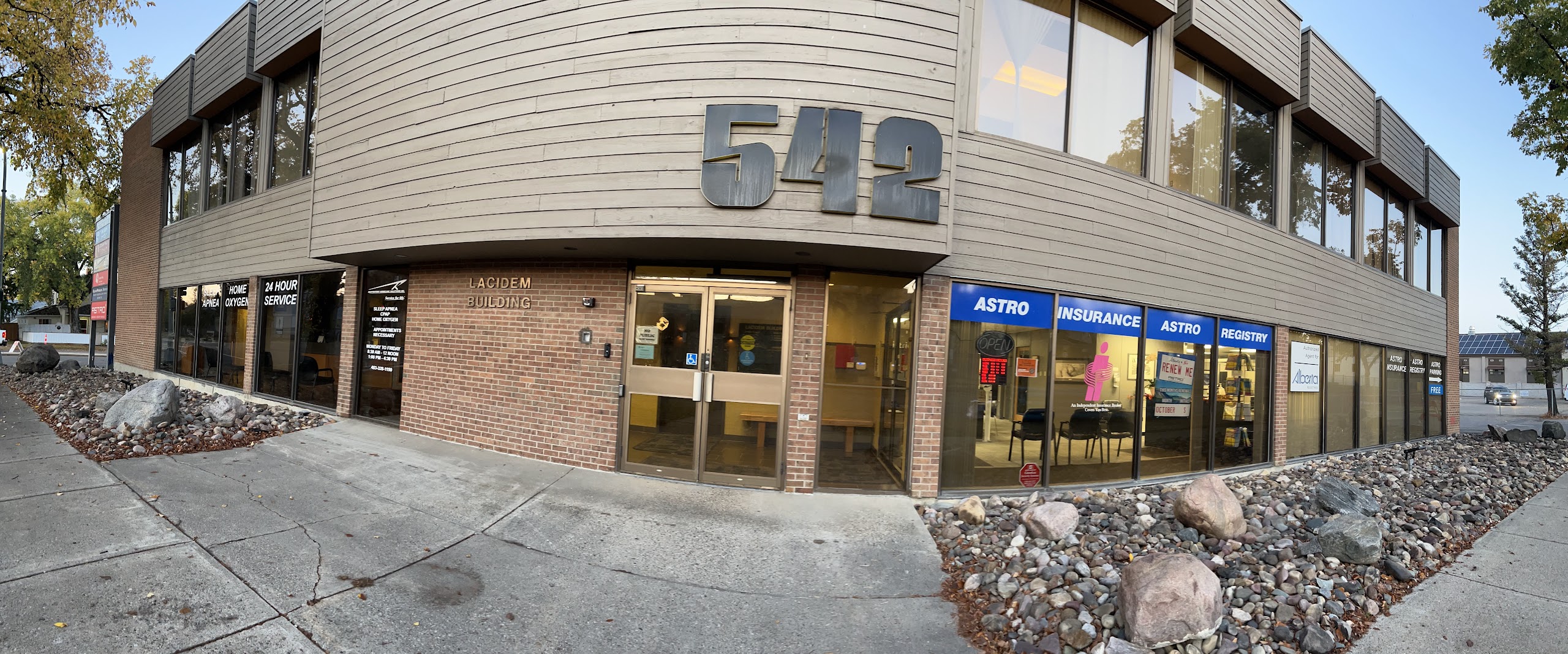 Picture of the front of the lacidem building at 542 seventh street.