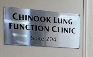 Front door of suite 204 of the clinic.