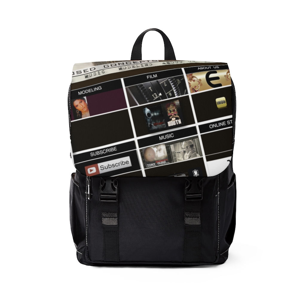 Exposed Unisex Casual Shoulder Backpack