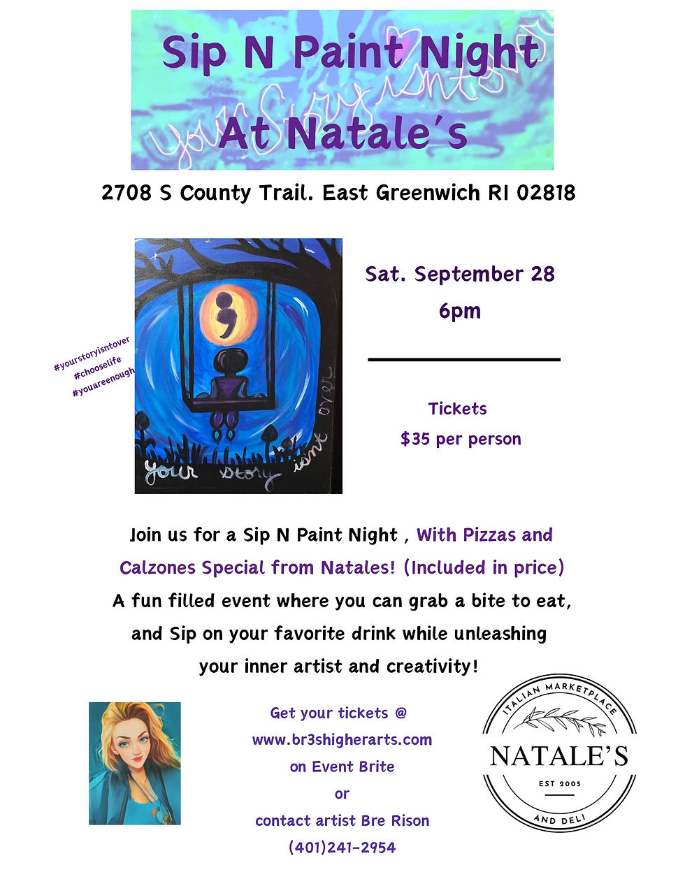 Sip N Paint Night at Natales