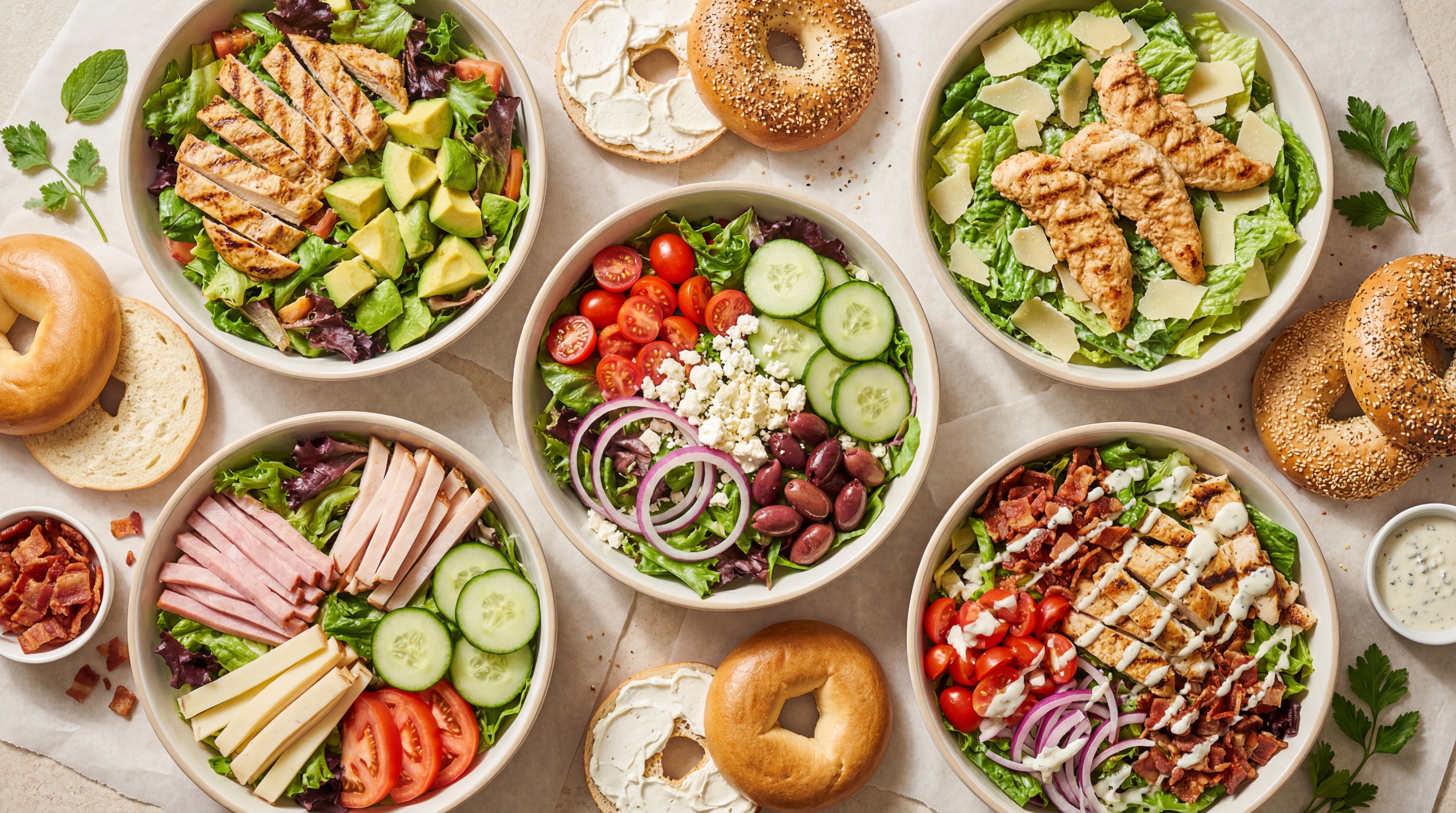 Arranged Food and Objects