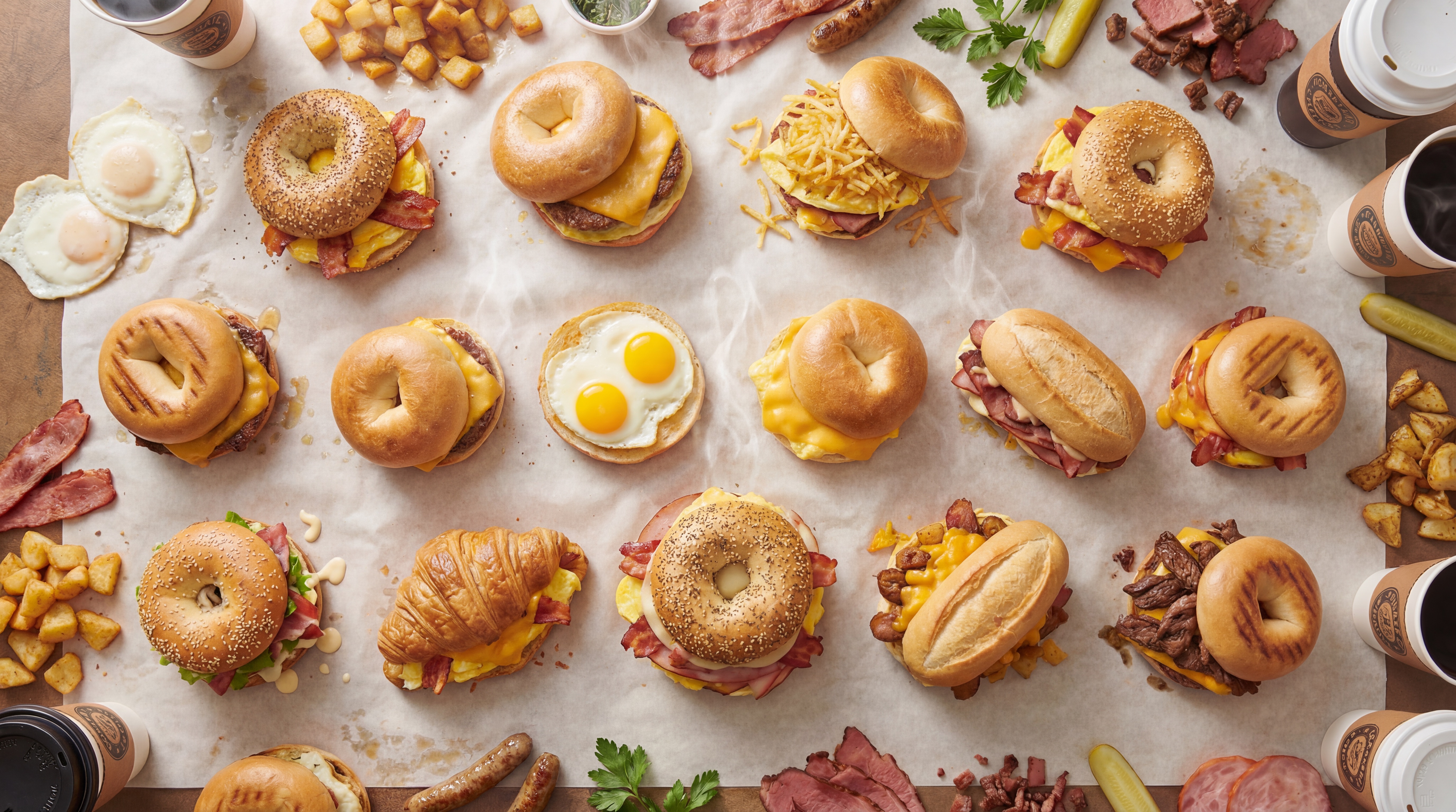 Arranged Food and Objects