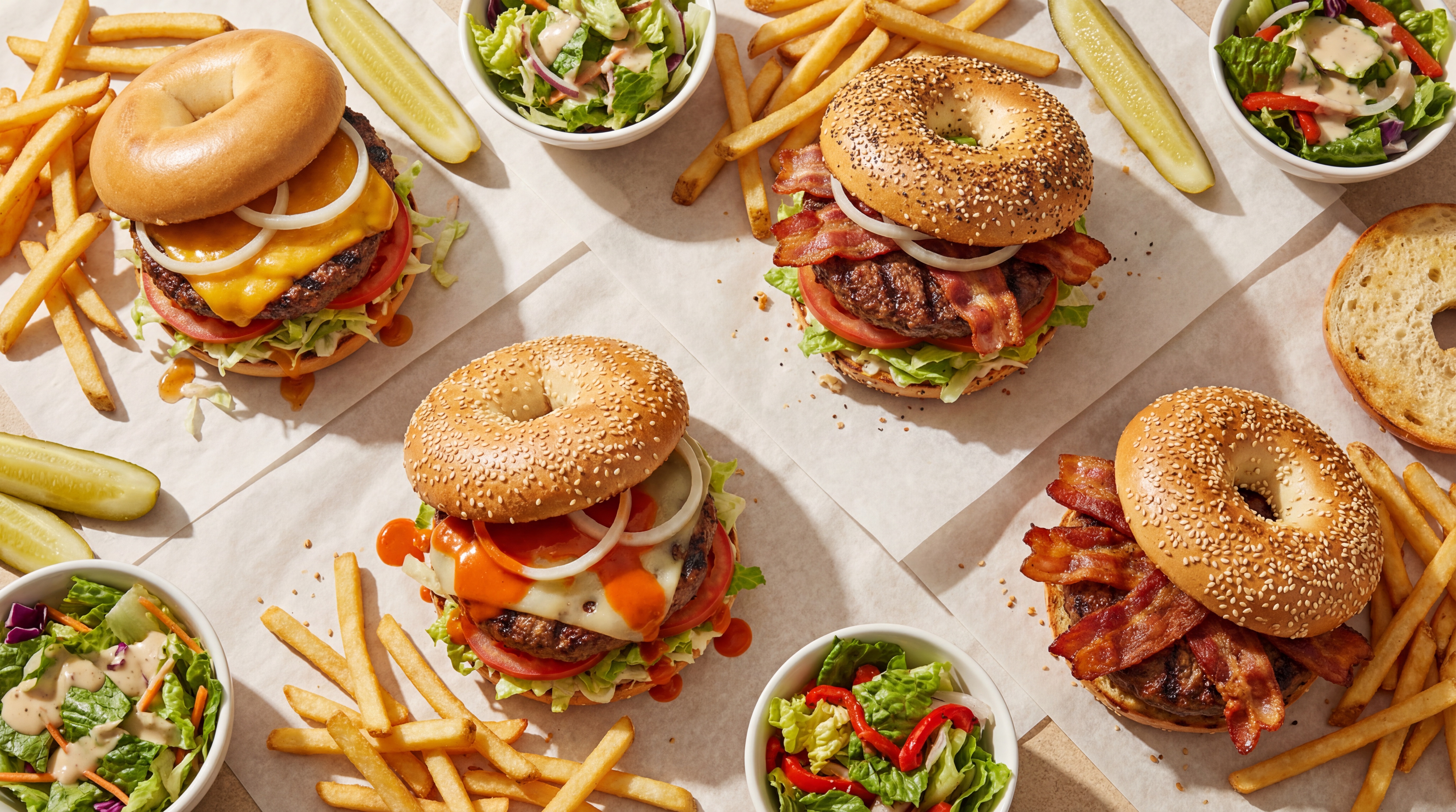 Arranged Food and Objects