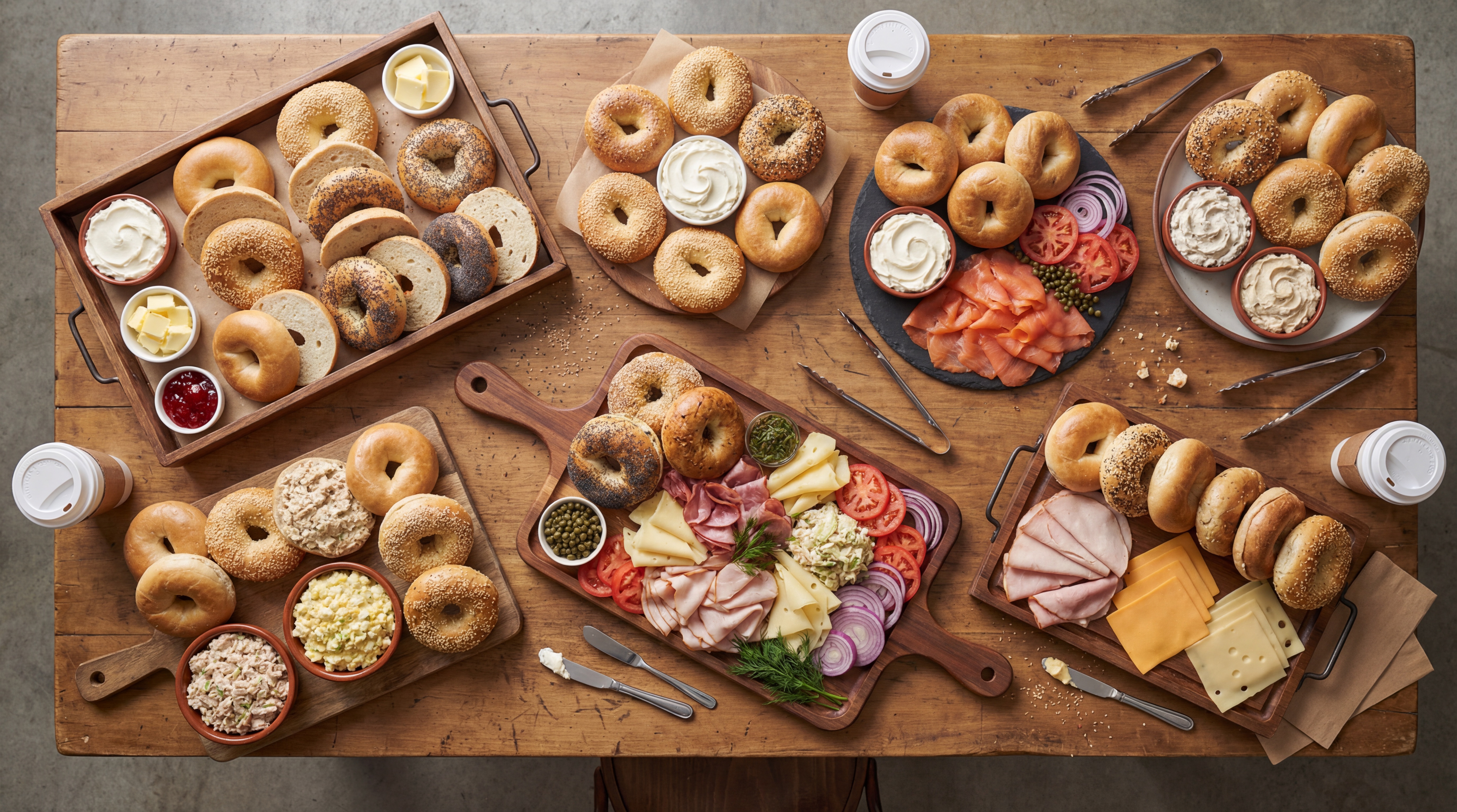 Arranged Food and Objects