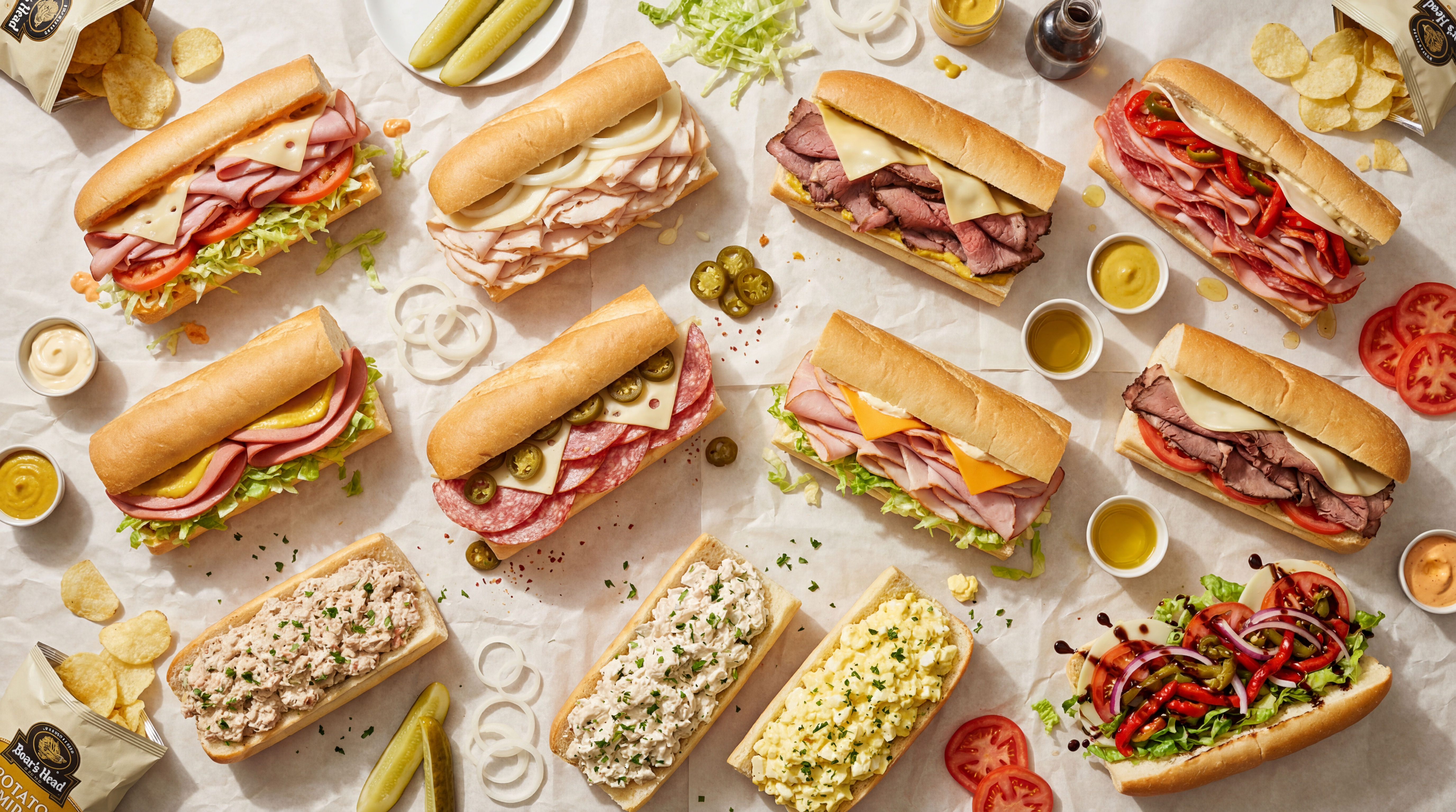 Arranged Food and Objects