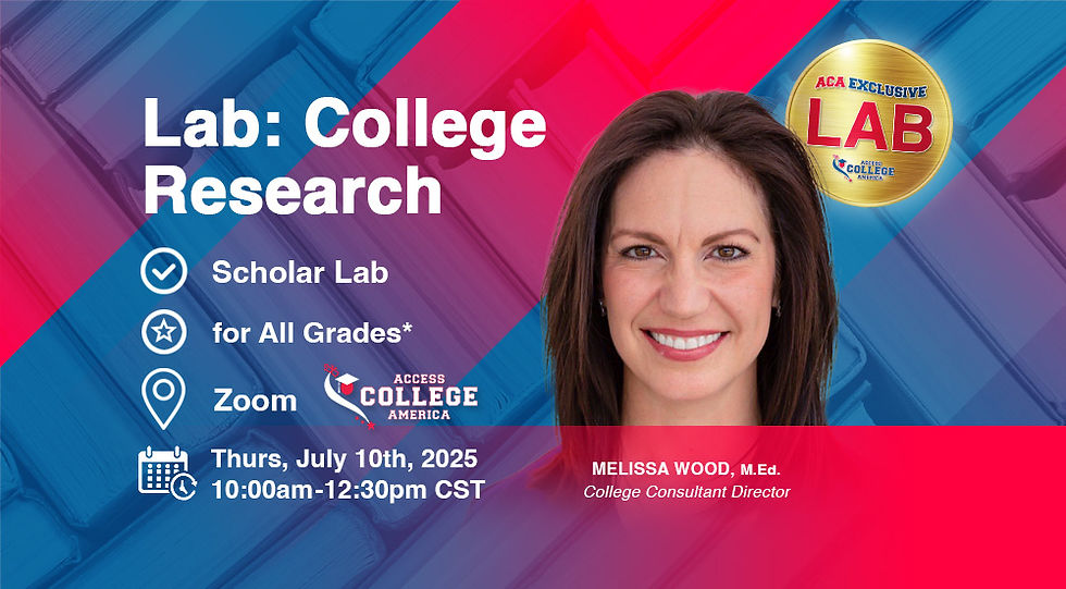 Scholar Lab: College Research (for All Grades)