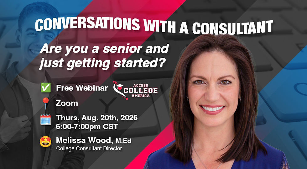 Free Webinar: Conversations with a Consultant - Are you a Senior & Just Getting Started?
