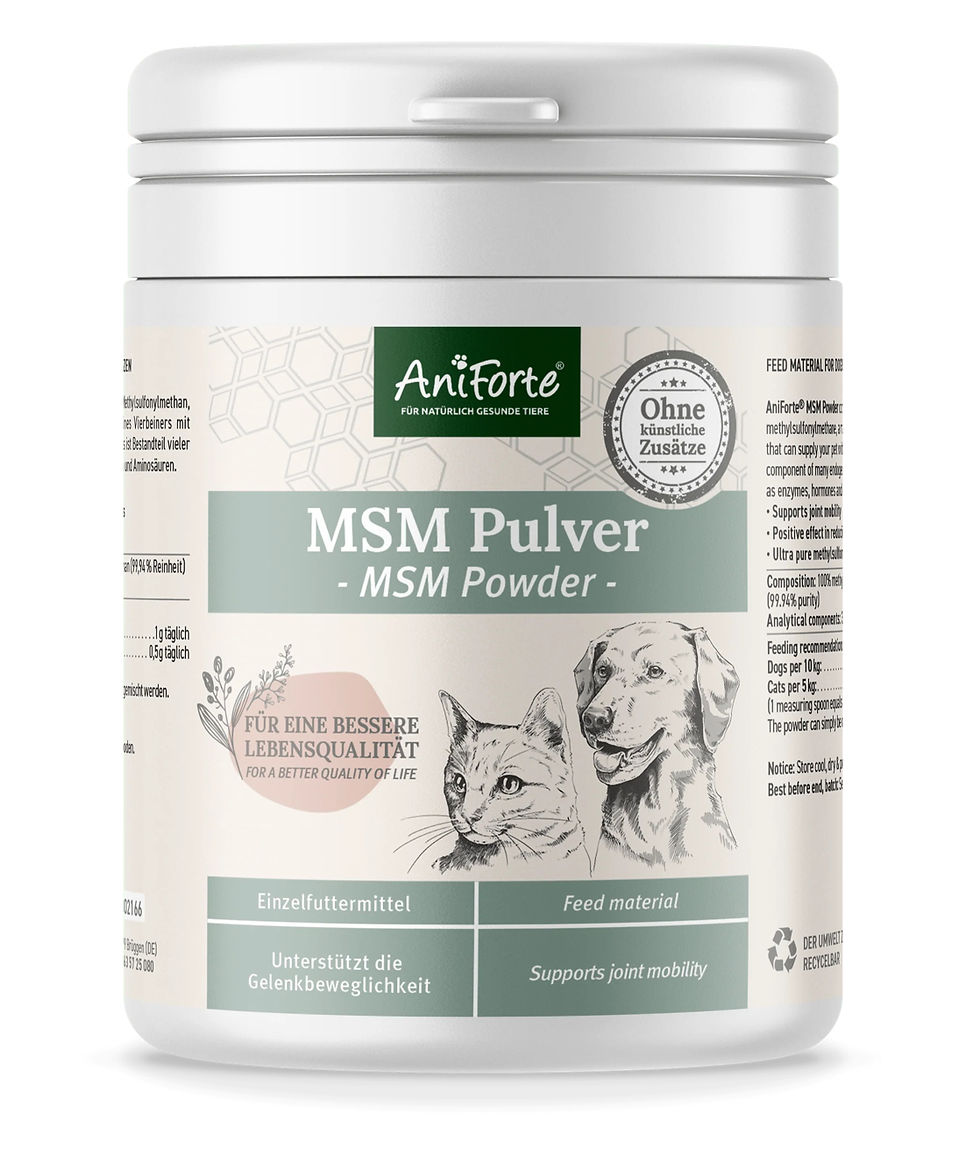 MSM powder for dogs, nottingham dog suppliers