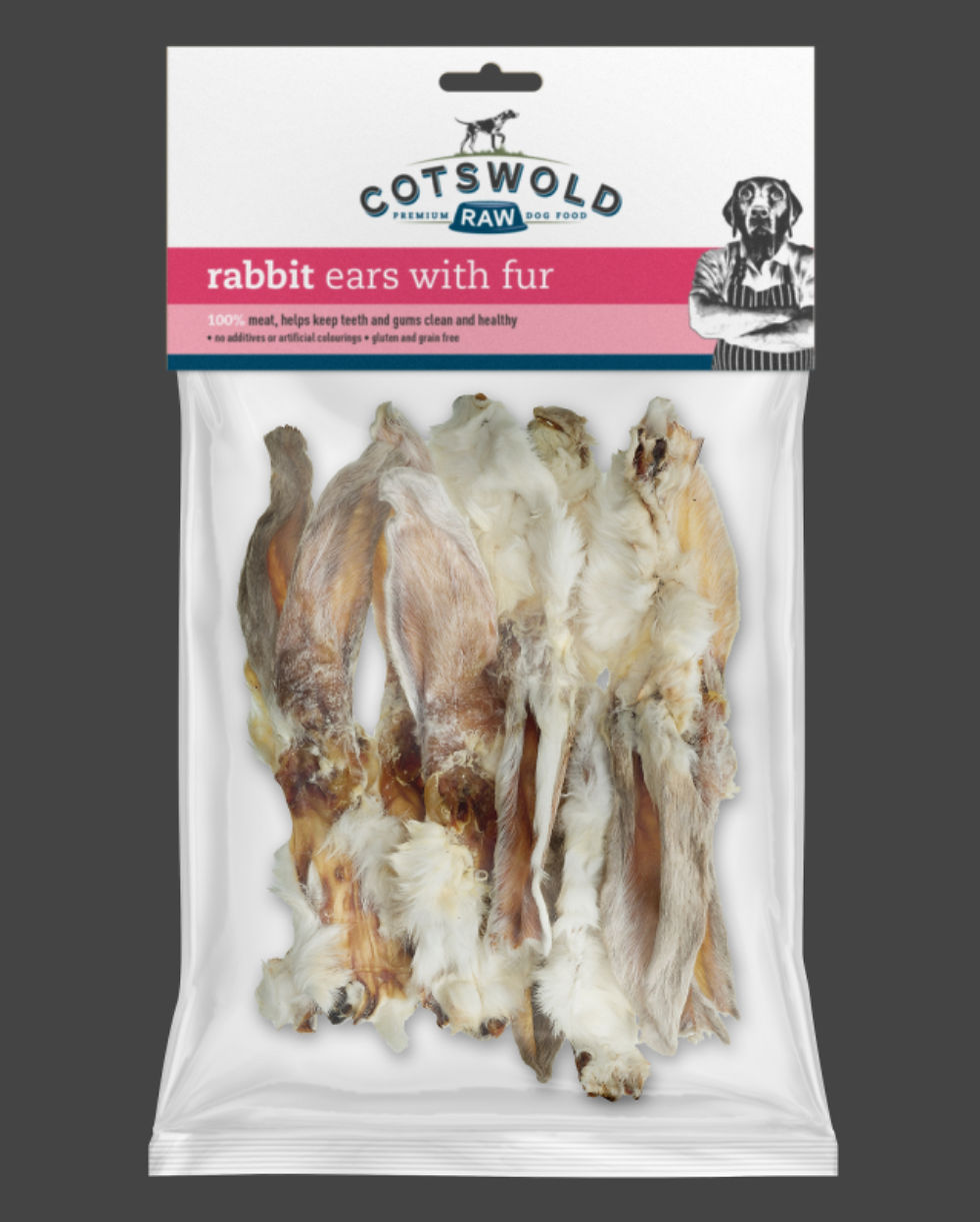 Cotswold Rabbits ears with fur