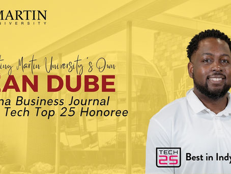 Martin Universities Adjunct Professor, Dean Dube, Named One of the Top People in Tech