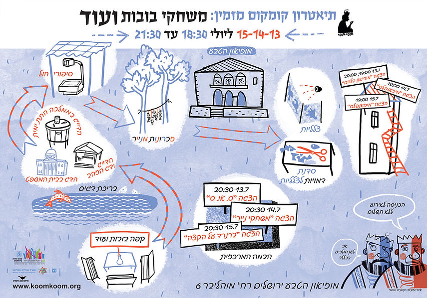 תיאטרון בובות לילדים-אטרקציות לילדים בירושלים-הצגות לילדים בשבת בירושלים-פעילויות לילדים בשבת בירושלים