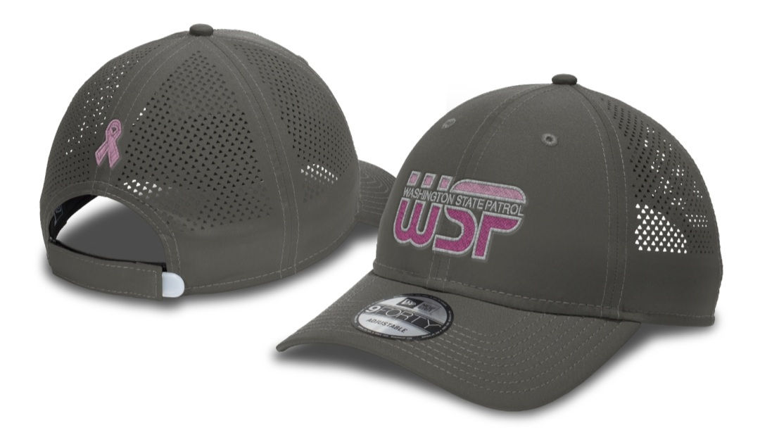 Grey Breast Cancer Awareness Baseball Hat
