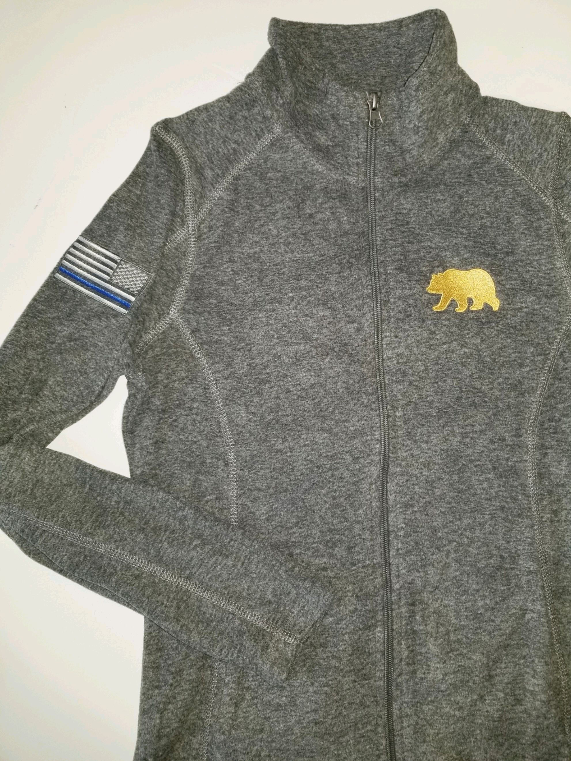 Women's Full Zip Bear Fleece