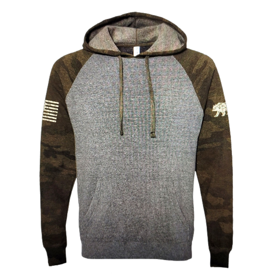 Camo Bear Hooded Sweatshirt