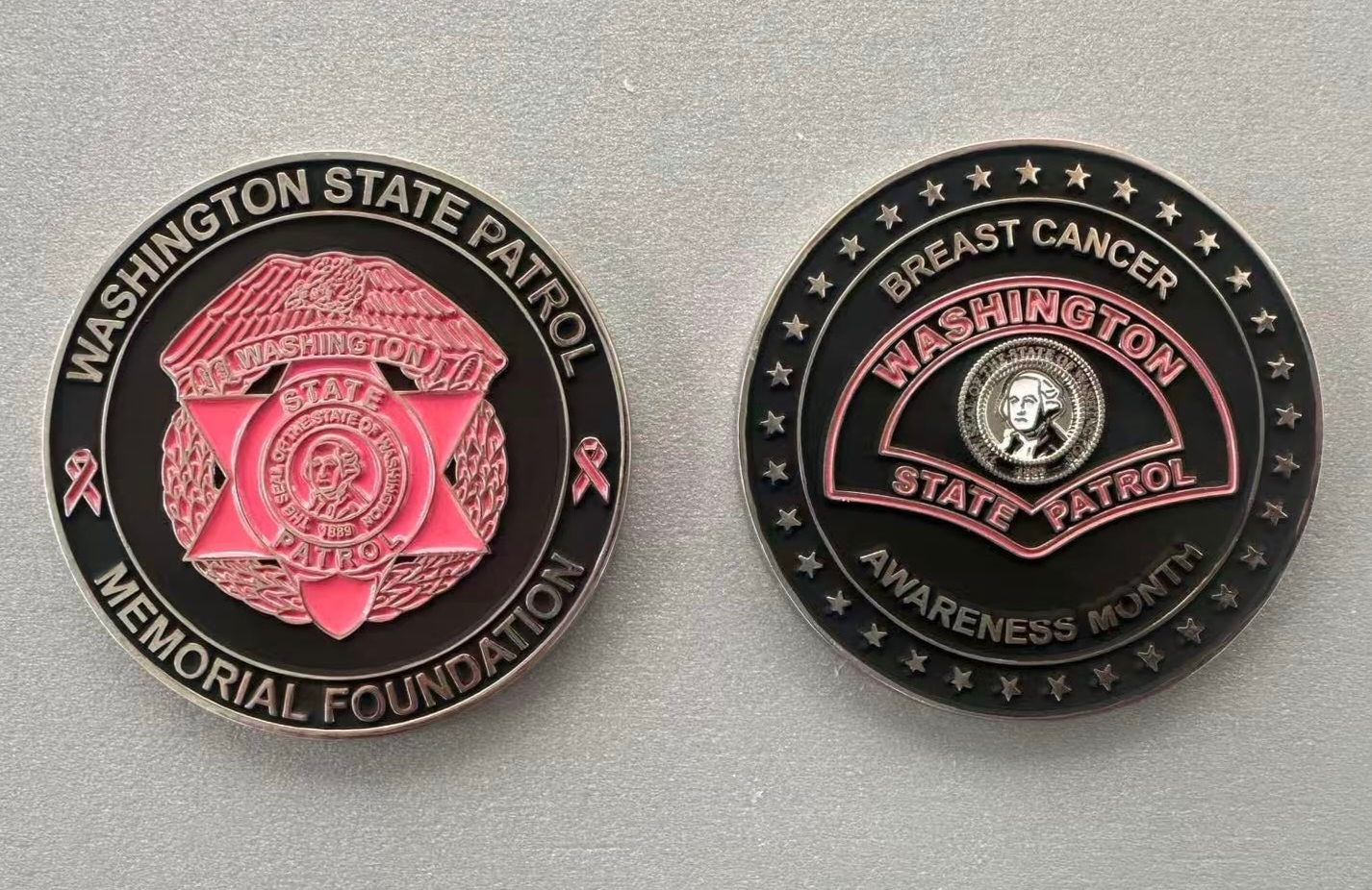 WSP Breast Cancer Awareness Challenge Coin 