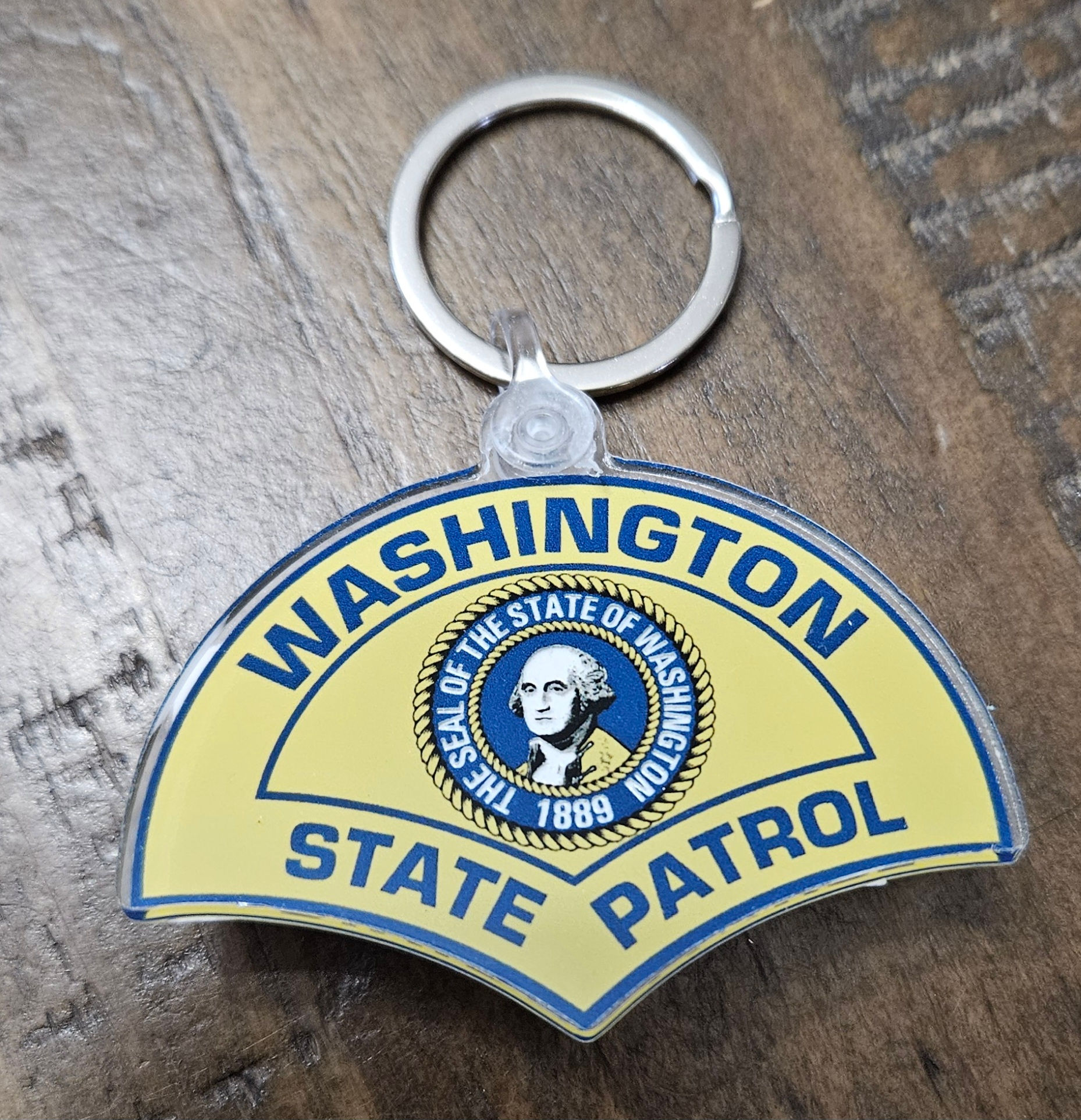 Acrylic WSP Patch Keychain 