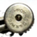 Thumbnail: Designer by D&N Mfg, pin, Elks theme, blue enamel in silver tone.