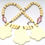 Thumbnail: Designer by provenance, flower motif, necklace, pink, blue, cream & mauve beads
