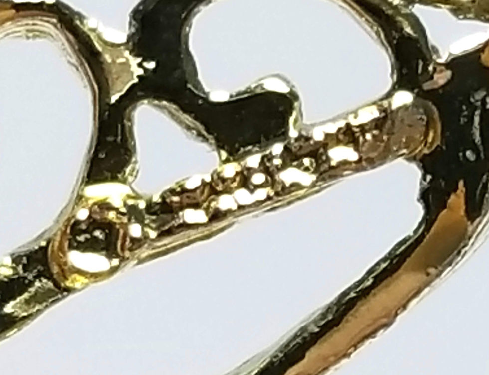 Thumbnail: Designer by Sarah Cov, brooch, butterfly motif in gold tone.