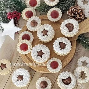 Linzer keksi sa nougatom