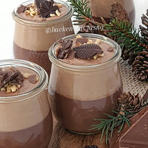 Toblerone mousse sa cokoladnim pudingom