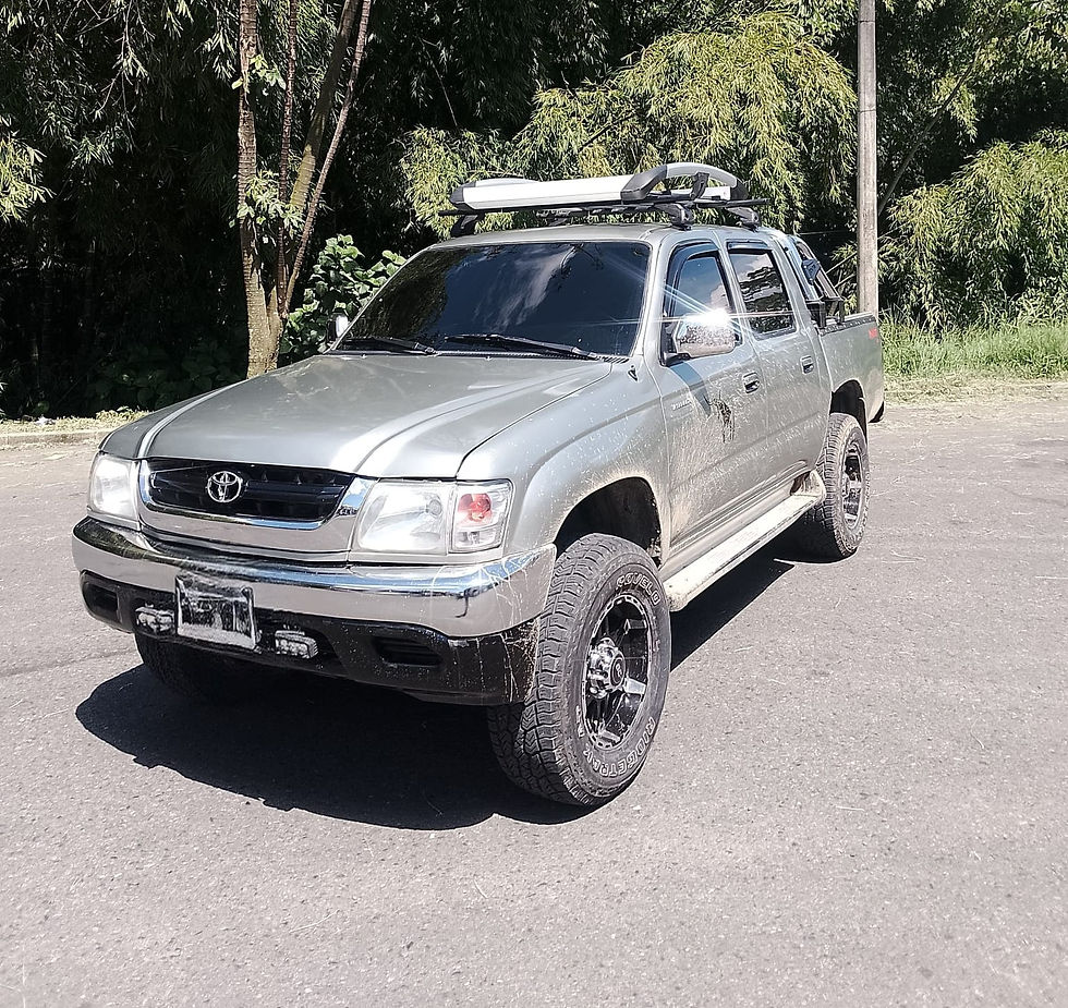 Barras Transversales Sujeta Canal En Acero Para Techo Toyota Hilux (1994-2006)