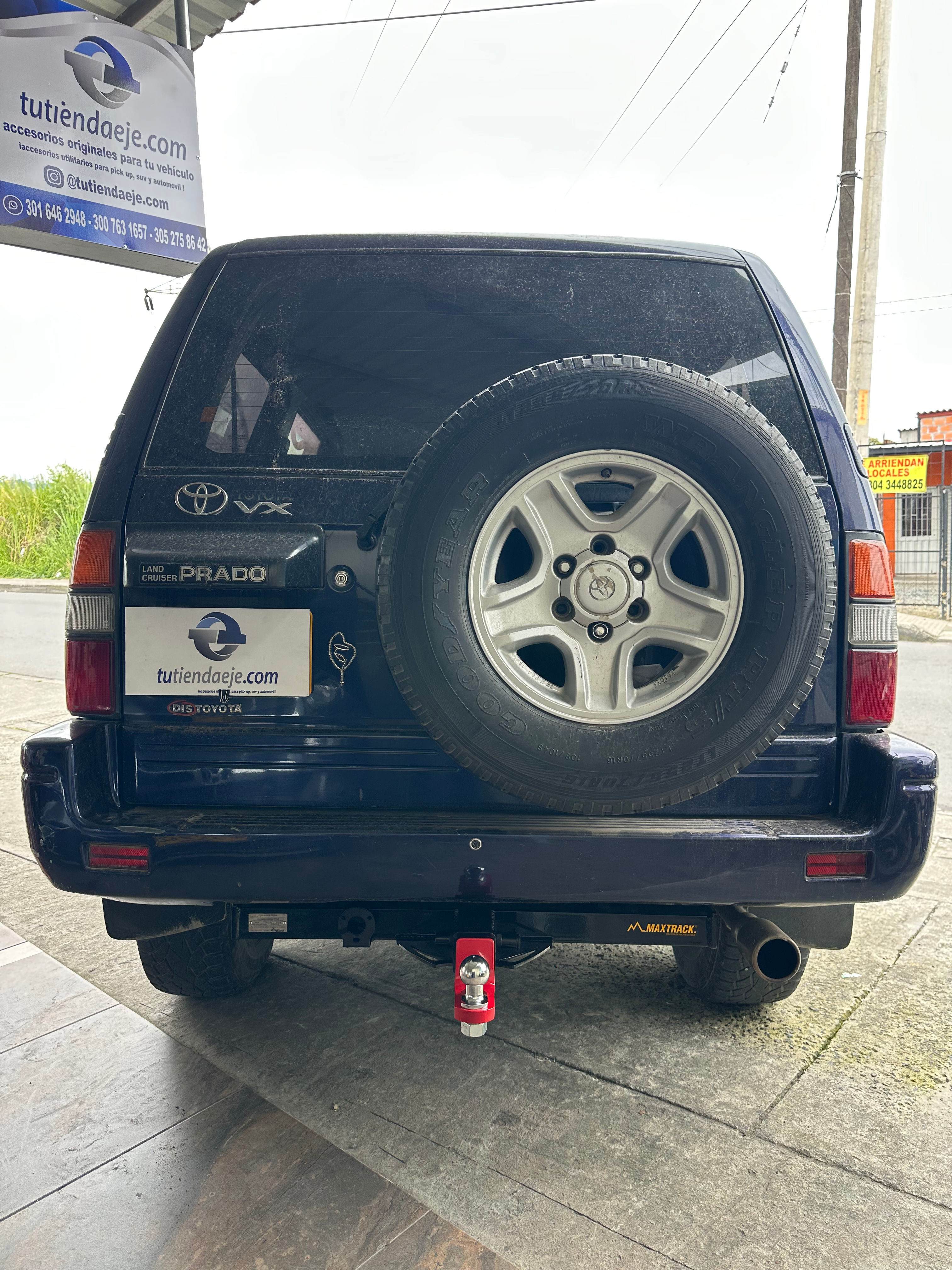 Tiro De Arrastre Para Toyota Prado VX (2002-2009) Con Accesorios