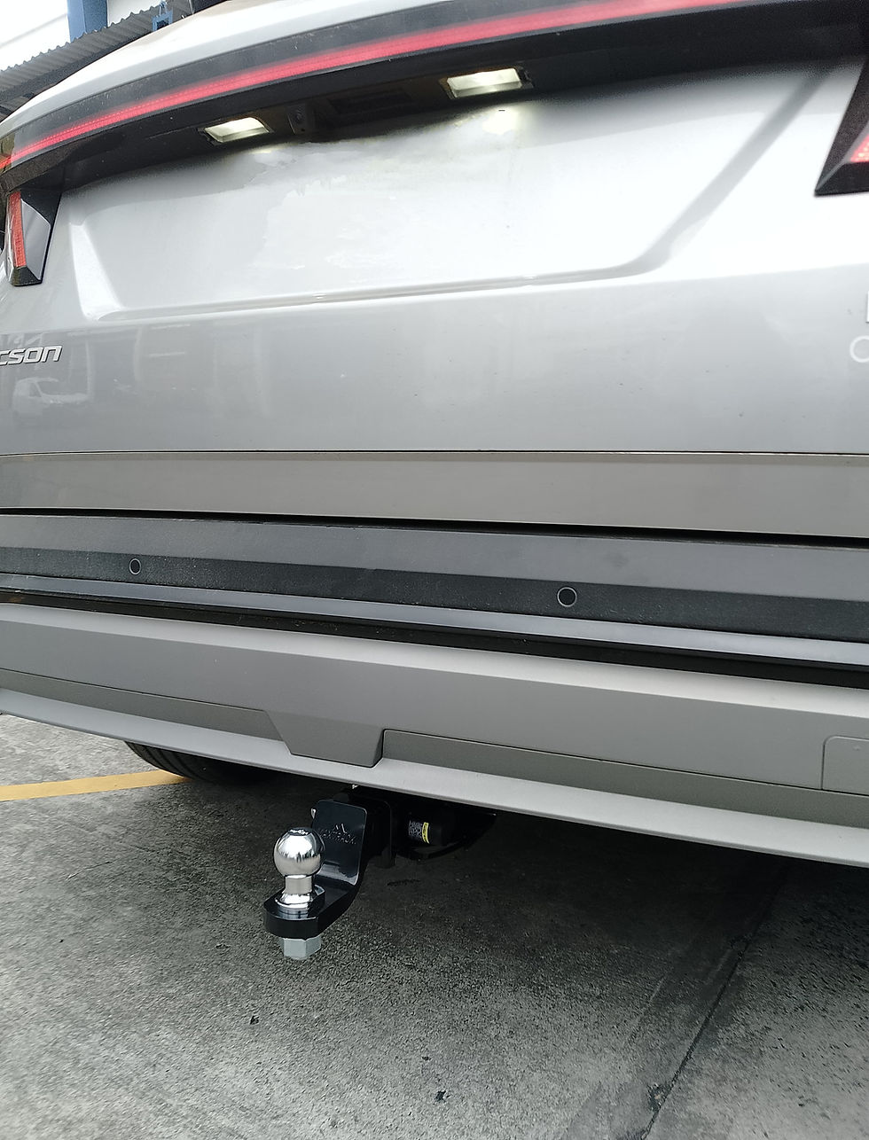 Miniatura: Tiro De Arrastre Para Hyundai Tucson NX4 (2022-2026) Con Accesorios