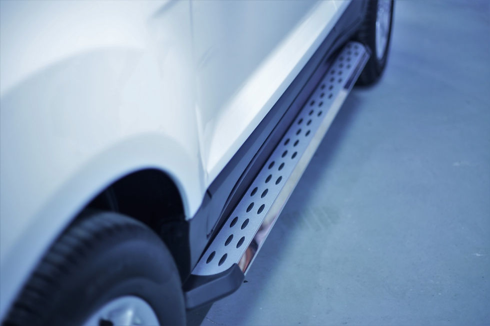 Miniatura: Estribos Planos Aluminio Puntos Para Ford Ecosport (2013-2021)