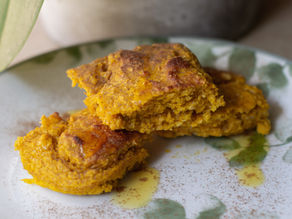 Protein Pumpkin Blondies