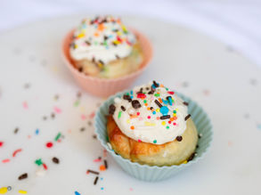 High-Protein Birthday Cake Cupcakes